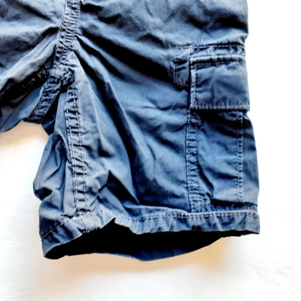 Gap Boys Shorts Cargo Navy Adjustable Waist Size 5
